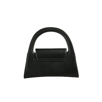 Geantă de damă din PU, stil urban minimalist, formă orizontală pătrată, închidere magnetică, căptușeală poliester, buzunar pentru telefon, Jianluo