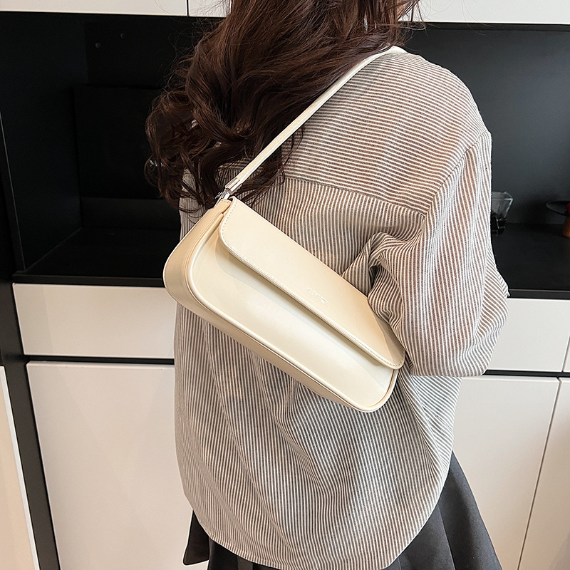 Xiao ai utcai stílusú PU válltáska, horizontális négyszögletes forma, mágneszár, belső telefontartó zseb, tavasz 2025