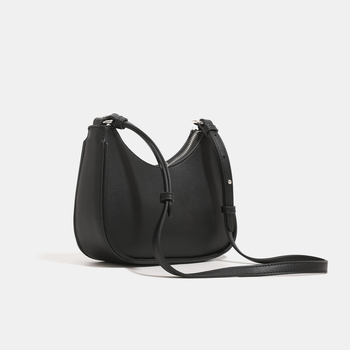 Geantă crossbody PU, orizontală, formă pătrată, cu curea din lanț — închidere cu fermoar, buzunar interior cu fermoar și buzunar pentru telefon, stil urban