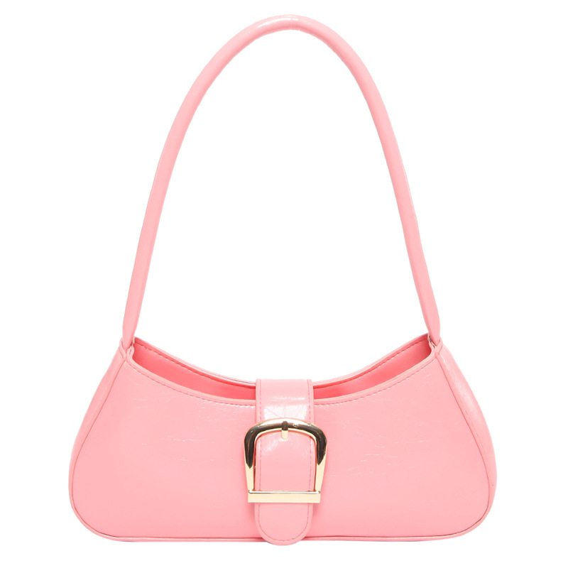 Geantă de subraț din PU, formă orizontală pătrată 3D, fermoar, construcție rigidă, cu o curea