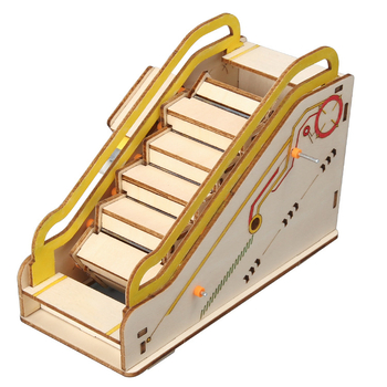 Koka elektriskais lifts bērniem, zinātnes komplekts, DIY STEM aktivitāte, fizikas izglītojoša rotaļlieta, 7–14 gadu vecumā