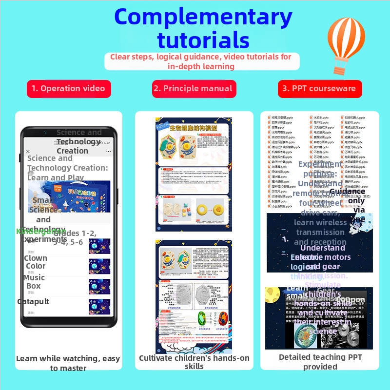 Σετ διδασκαλίας μοντέλων κυττάρων φυτών και ζωικών κυττάρων, ξύλινο υλικό, κατάλληλο για DIY, μη ηλεκτρικό, για μαθητές 7–14