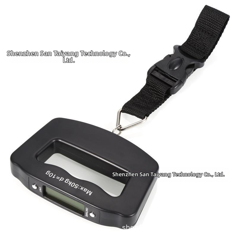 Портативна електронна багажна везна NS-10, обхват 50 кг, електронно измерване, захранване с батерия, за багаж