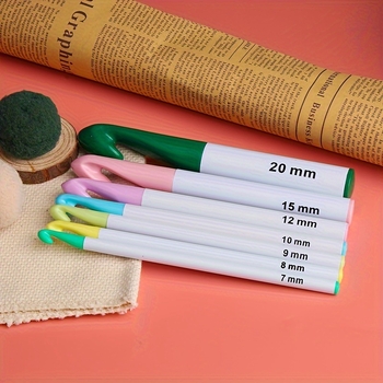 Junori készlet horgolótű műanyag fogantyúval, kézműves DIY gyapjú kötő eszközök, Zhejiang eredetű, 146 g