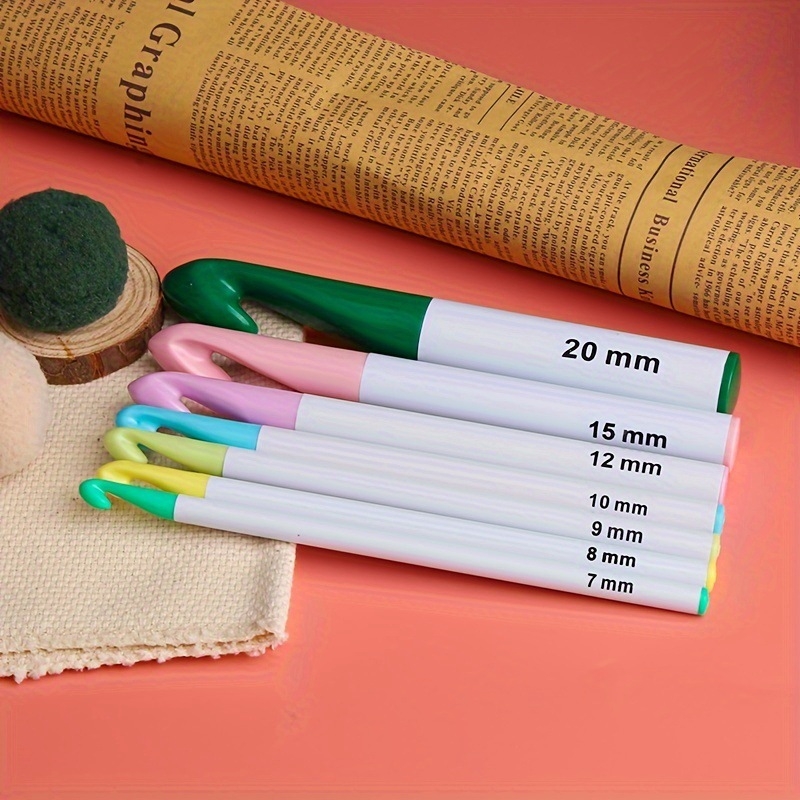 Junori készlet horgolótű műanyag fogantyúval, kézműves DIY gyapjú kötő eszközök, Zhejiang eredetű, 146 g