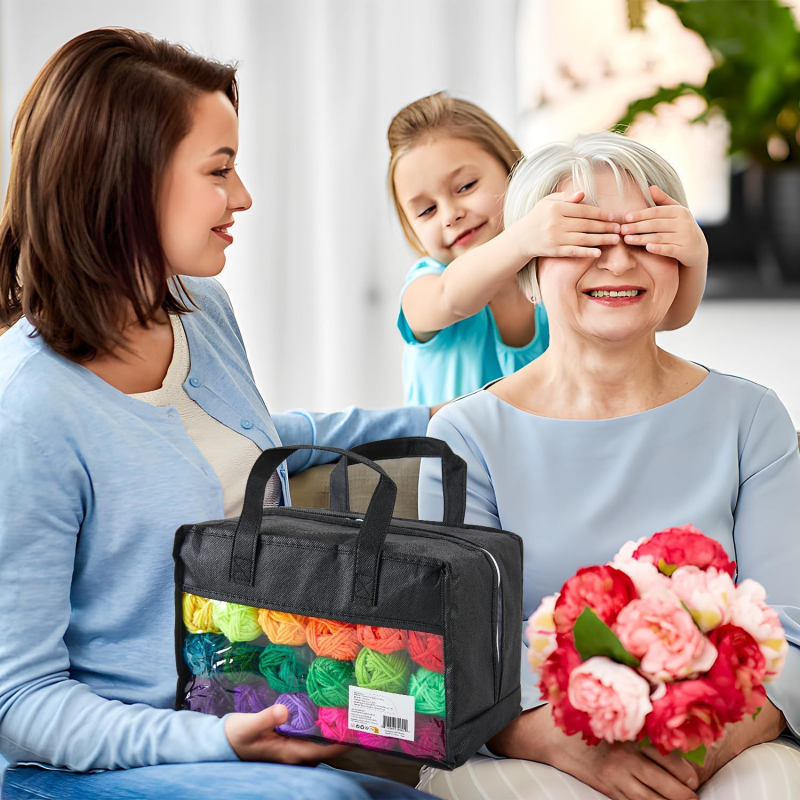 LTL Комплект куки за плетене, DIY текстилен комплект, включва 2 куки за плетене и 2 плетачни игли, общо тегло 1,4 кг