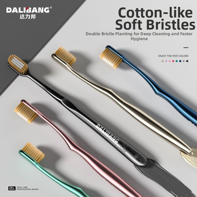 Zubná kefka Dali Bang s mäkkými štetinami, ochrana ďasien, model 802, balenie 2 ks, ručná