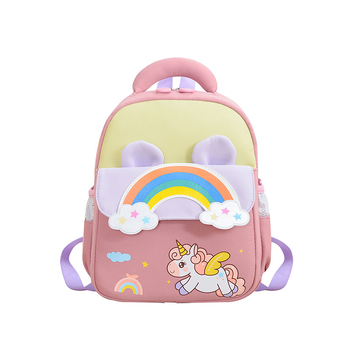 Mugursoma bērnudārzam, neilons, elpojoša, izliektas plecu siksnas