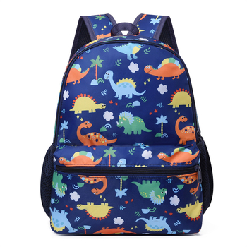 Детска найлонова раница с карикатурен принт, разширяваща се и презрамка с въздушна подложка, за 3–4 клас