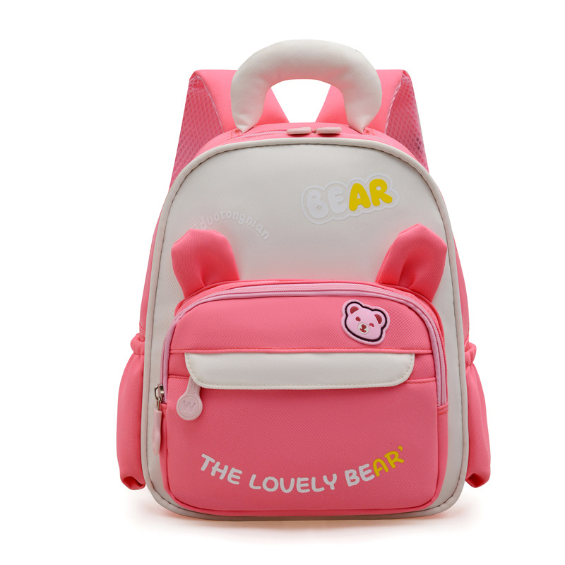 Általános Iskolai Hátizsák Gerincvédelmi Funkcióval, Könnyű Nylon, Vízálló, Fényvisszaverő Biztonság