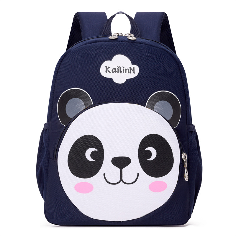 Rucsac școlar pentru copii, nylon, cu model desen animat, respirabil, ultraușor, protecția coloanei, curele de umăr curbate