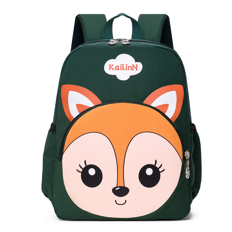 Rucsac școlar pentru copii, nylon, cu model desen animat, respirabil, ultraușor, protecția coloanei, curele de umăr curbate