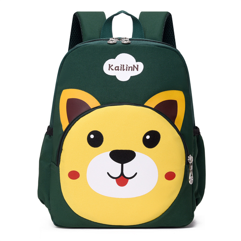 Rucsac școlar pentru copii, nylon, cu model desen animat, respirabil, ultraușor, protecția coloanei, curele de umăr curbate