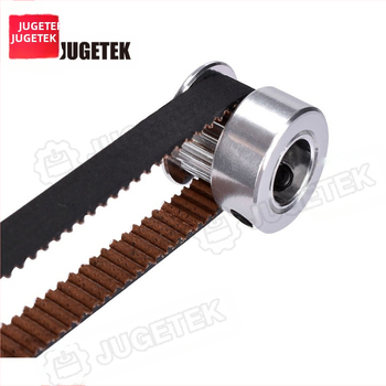 jugetek GT2 dantinė juosta transmisijai, guma, apvijos perimetras 500 mm, dantų skaičius 250, pritaikymas galimas