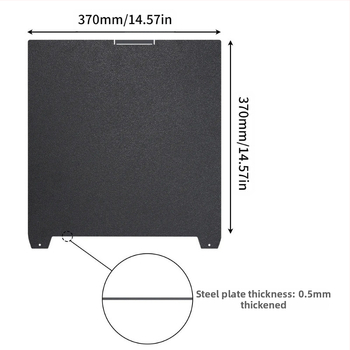HARSIMON K2 PLUS 3D printer platforma za gradnju, dvostrana, PEI film, PET, magnetska, opružno čelična ploča