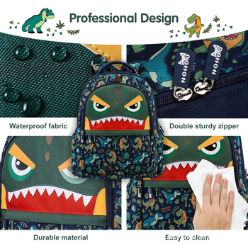 Ученическа раница за основно училище – унисекс, оксфордски плат, дишаща, водоустойчива, антикрадна система, облекчаване на тежестта