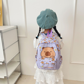 Unisex nylon hátizsák óvodába — anime mintás, légáteresztő kialakítás, poliészter bélés, görbült vállpántok, 2025 tavasz