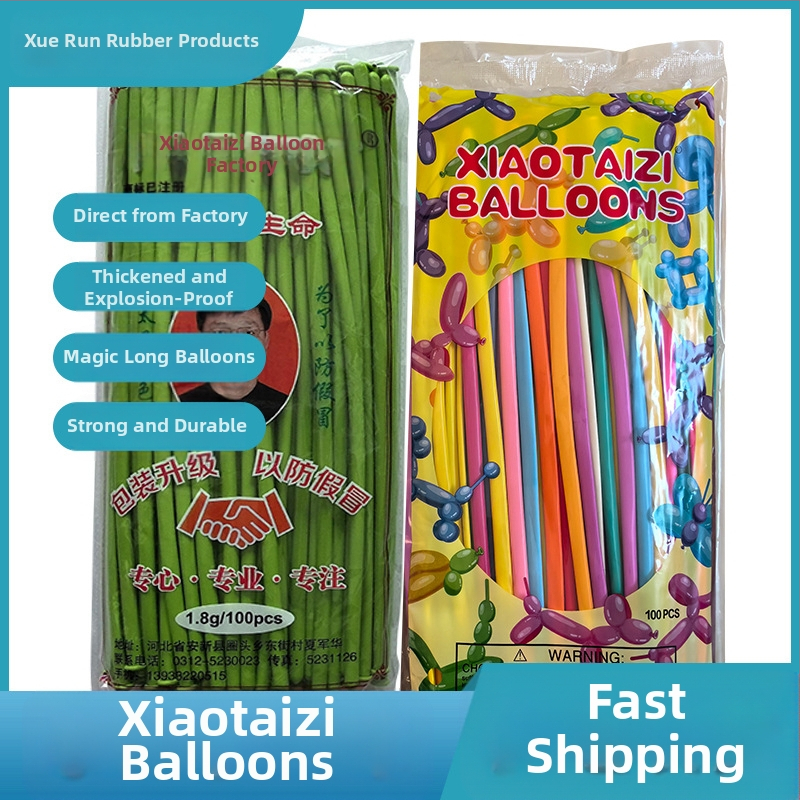 Little Prince latekso balionai, matinio paviršiaus, Magic Strip forma, 1,8 g kiekvienam, 100 vnt