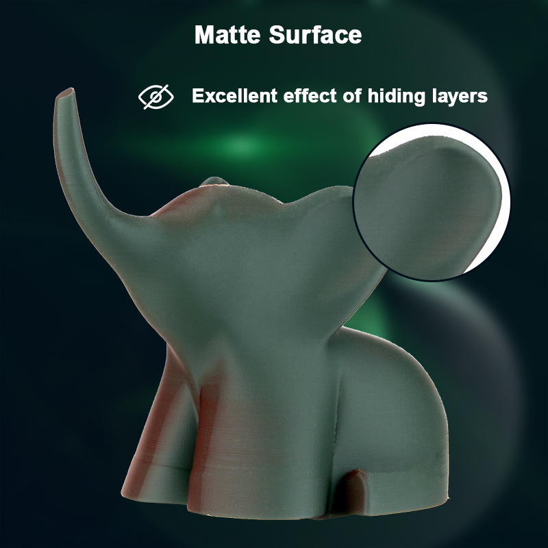 PLA филамент за 3D принтиране, матово покритие, кръгло сечение, дължина 330 м, нетно тегло 1 кг