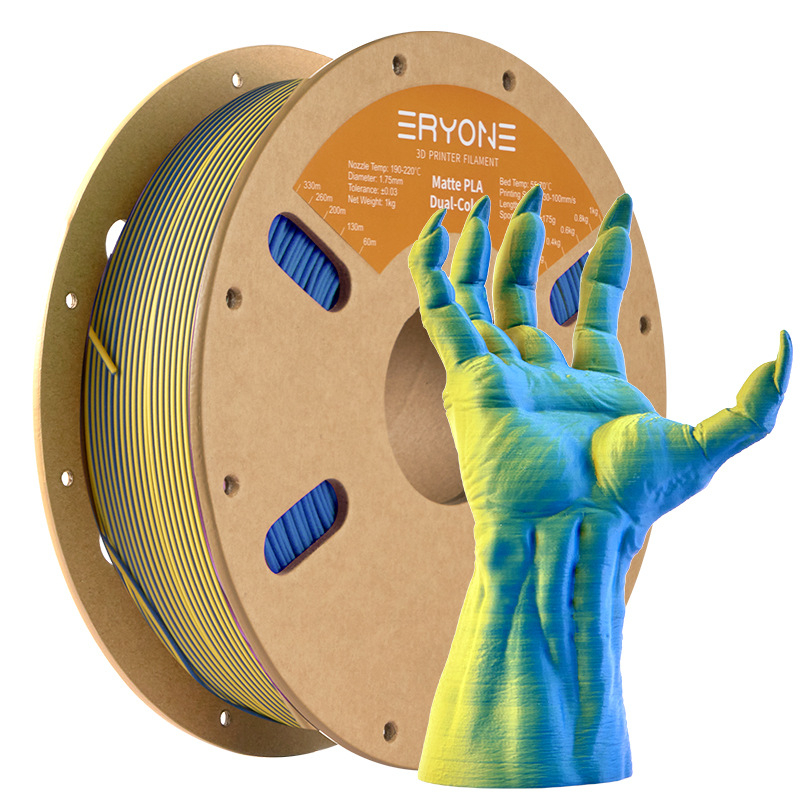 PLA филамент за 3D принтиране, матово покритие, кръгло сечение, дължина 330 м, нетно тегло 1 кг