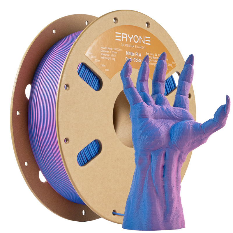 PLA филамент за 3D принтиране, матово покритие, кръгло сечение, дължина 330 м, нетно тегло 1 кг