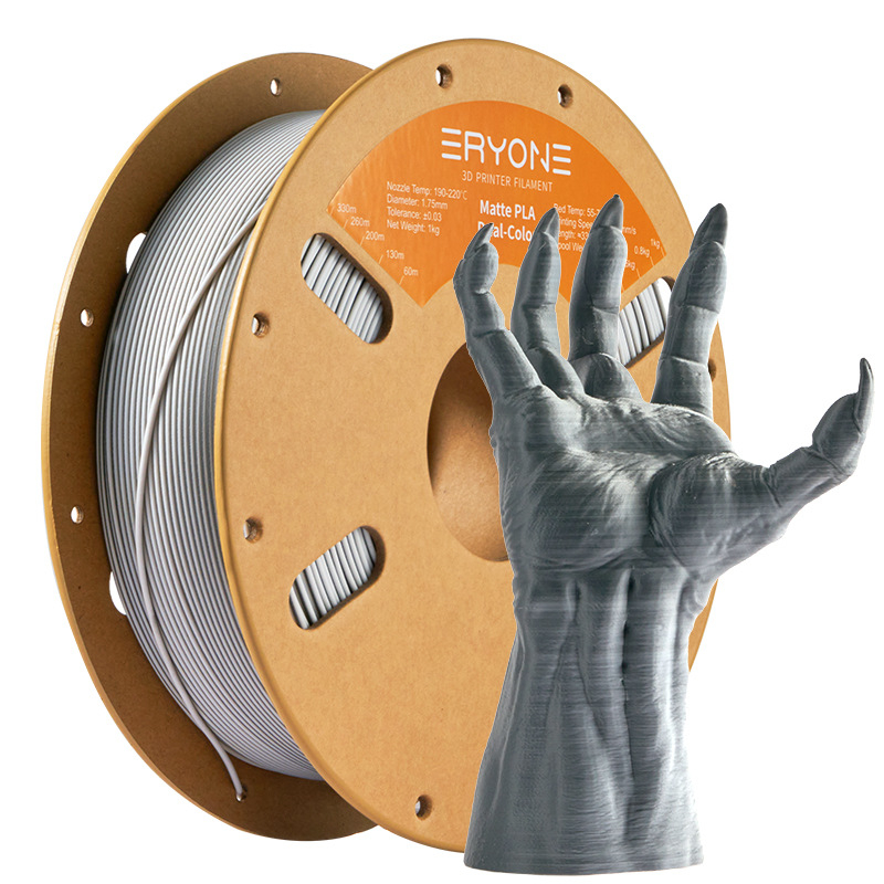 PLA филамент за 3D принтиране, матово покритие, кръгло сечение, дължина 330 м, нетно тегло 1 кг
