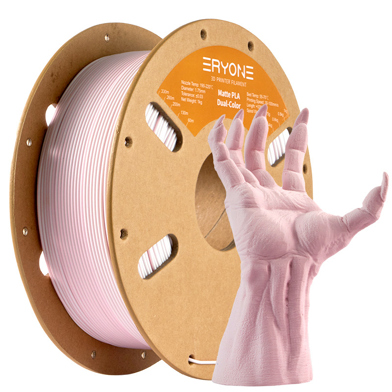 PLA филамент за 3D принтиране, матово покритие, кръгло сечение, дължина 330 м, нетно тегло 1 кг