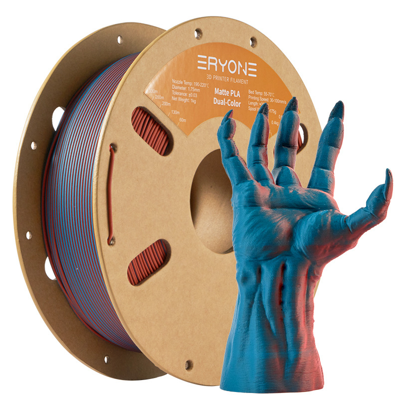 PLA филамент за 3D принтиране, матово покритие, кръгло сечение, дължина 330 м, нетно тегло 1 кг
