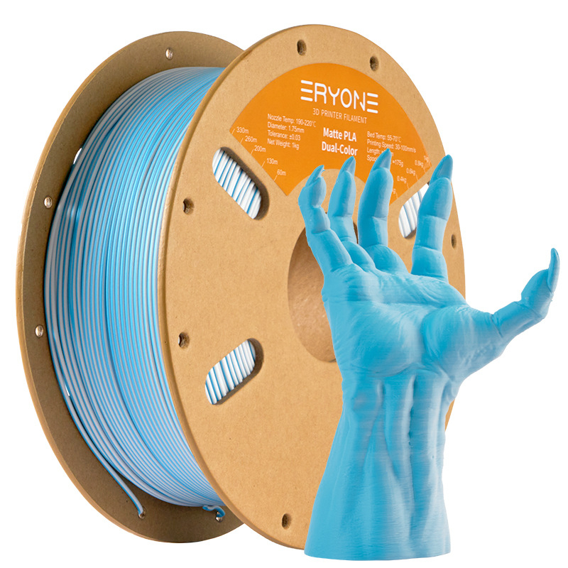 PLA филамент за 3D принтиране, матово покритие, кръгло сечение, дължина 330 м, нетно тегло 1 кг