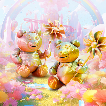 3D принтер консумативи PLA | кръгло сечение | за печат на 3D модели | многоцветен градиент, копринен блясък