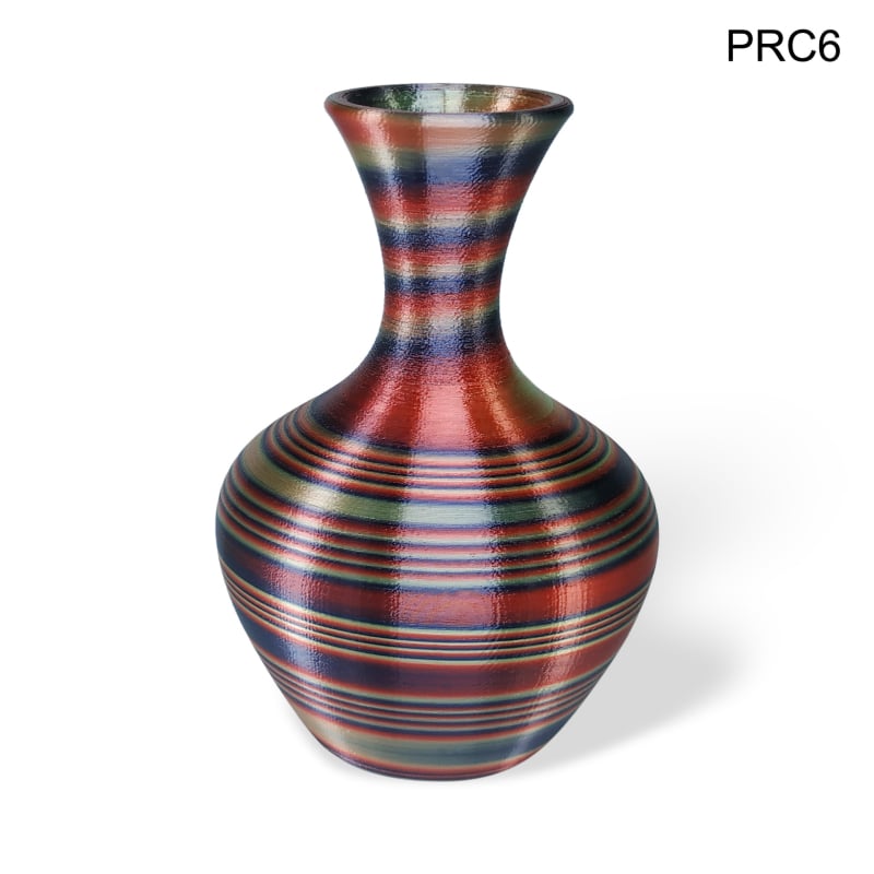 PLA нишка за 3D принтиране — Silk Rainbow градиент серия; прецизност 0.01 мм, толеранс ±0.05 мм, температура печата 190–220°C, нетно тегло 1 кг