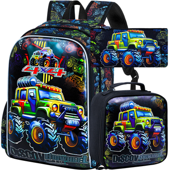 Általános iskolás hátizsák nagy kapacitással, könnyű és terhelést csökkentő, lélegző vállpántokkal, anime-karikatúra mintával