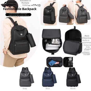 Επαγγελματική Τσάντα Πλάτης 20-35L Αδιάβροχη PU, Χωρά 15-ιντσών laptop, Με καμπύλες ιμάντες ώμου