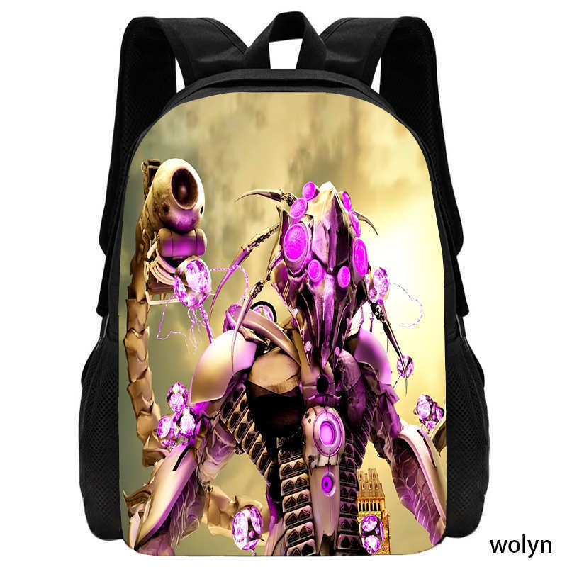 Iskolai hátizsák koponya mintával, uniszex, lélegző, ultra könnyű, bővíthető, tehercsökkentő, Oxford anyag.