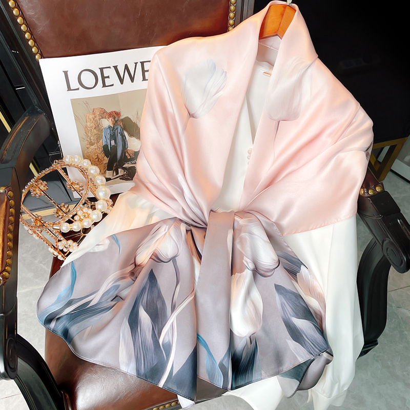 Μαντήλι από συνθετικό μετάξι, φθινοπωρινή σεζόν, άνοιξη 2023 κατάλογος