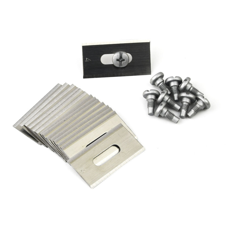 Set od 10 oštrica za kosilicu s U-oblikovanim otvorima, FRONTIER, za travnjak, nehrđajući čelik 420J2