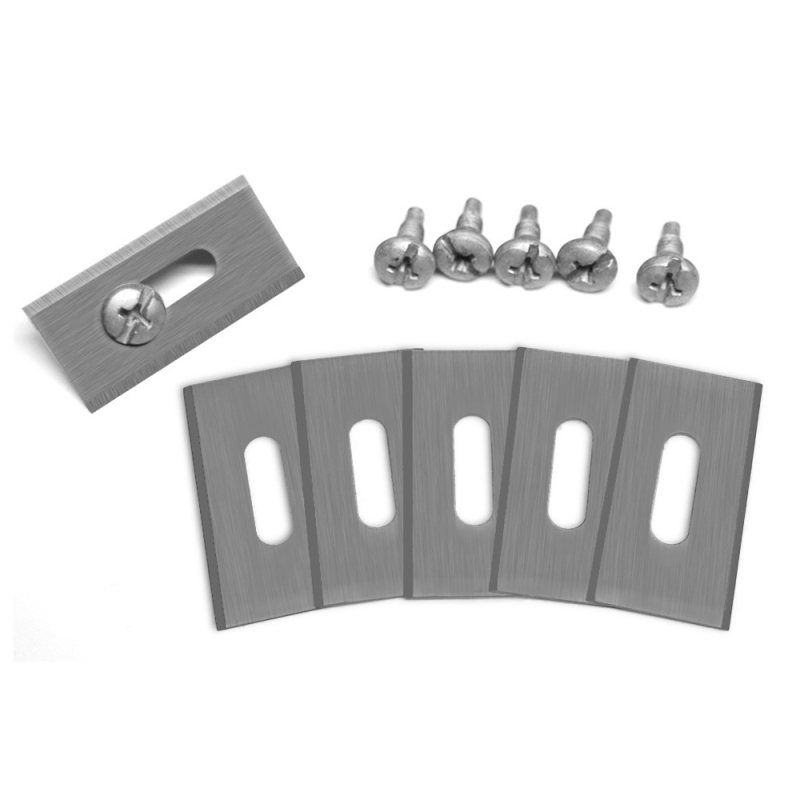 Set od 10 oštrica za kosilicu s U-oblikovanim otvorima, FRONTIER, za travnjak, nehrđajući čelik 420J2