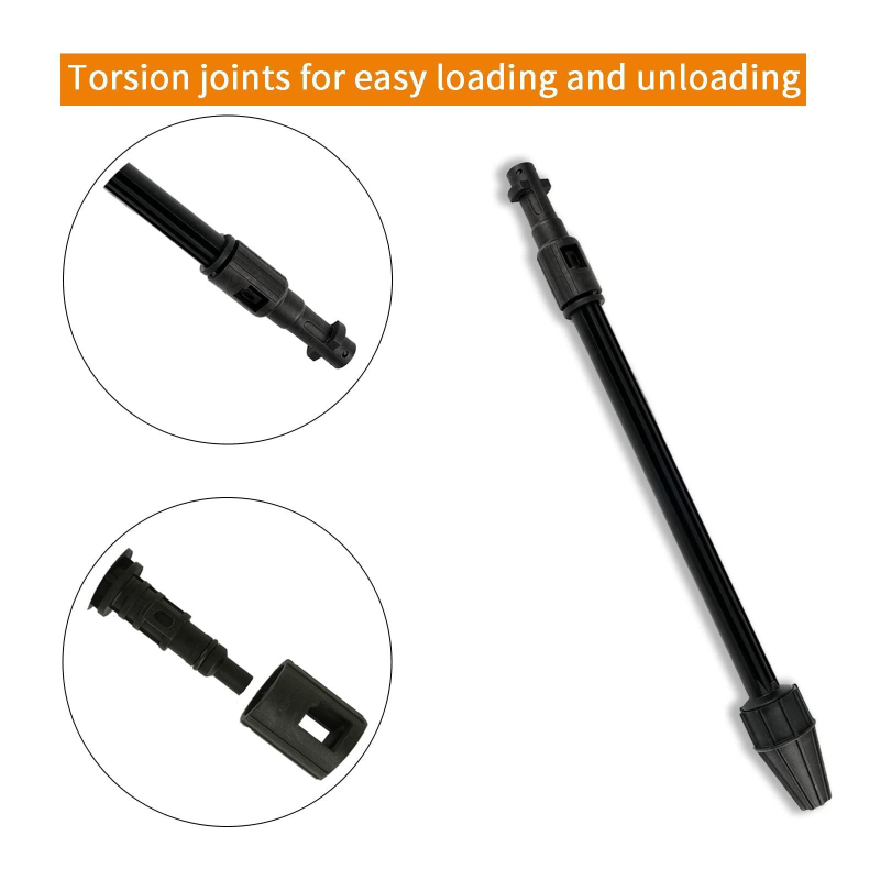 Augstspiediena pistoles galva un pistoles šļauka Kärcher K Series automazgāšanai — inženierplastmasa, neto svars 220 g