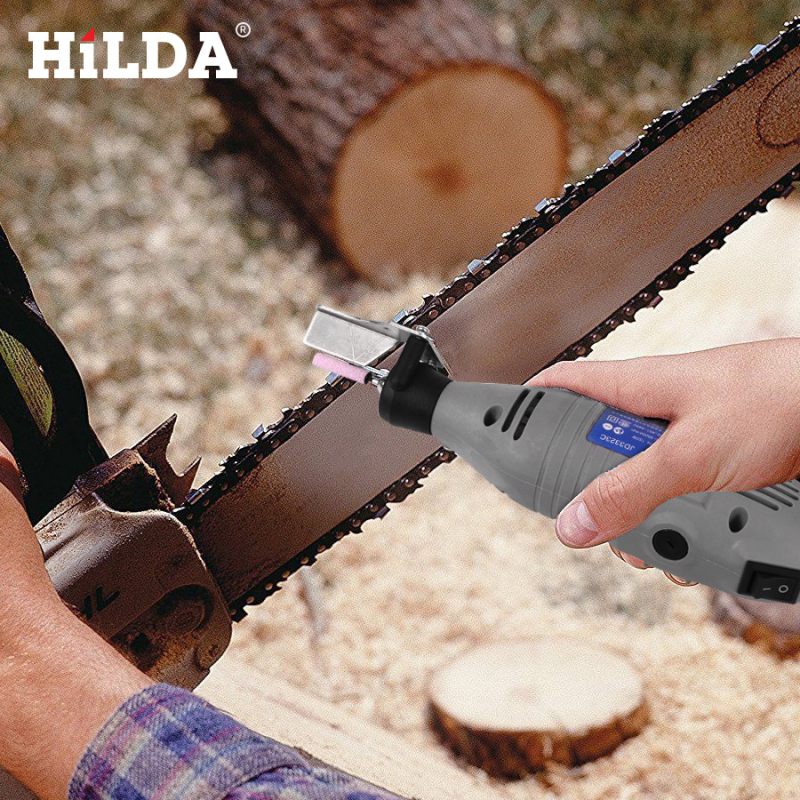 Hilda Ηλεκτρικό Εργαλείο Λείανσης και Φασιτερισμού – 2-σε-1 Ακονίσματος Αλυσίδας Αλυσοπρίονου