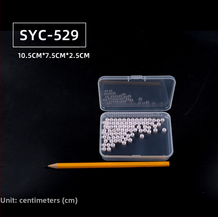 Kvadratinė skaidri PP plastiko dėžutė su dangteliu, skirta žaislams ir papuošalams