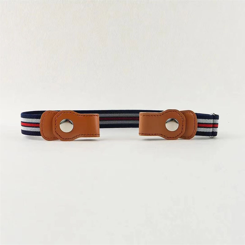 Gyerek nadrágtartó PU bőrből, ötvözet csattal, gombnyomásos zárás, szélesség 2–4 cm