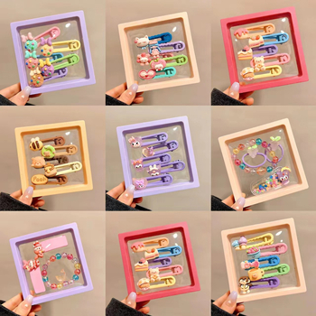 Κοριτσίστικο κλιπ μαλλιών Duckbill, χειροποίητο, πλαστικό/ρητίνη, μάρκα Ann Butterfly, γλυκό στυλ για παιδιά