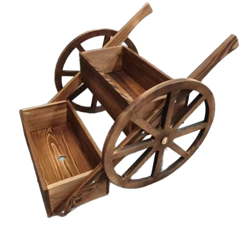 Medinis dviejų lygių augalų stovas laiptų formos, skirtas grindims, šiuolaikiškas minimalistinis dizainas