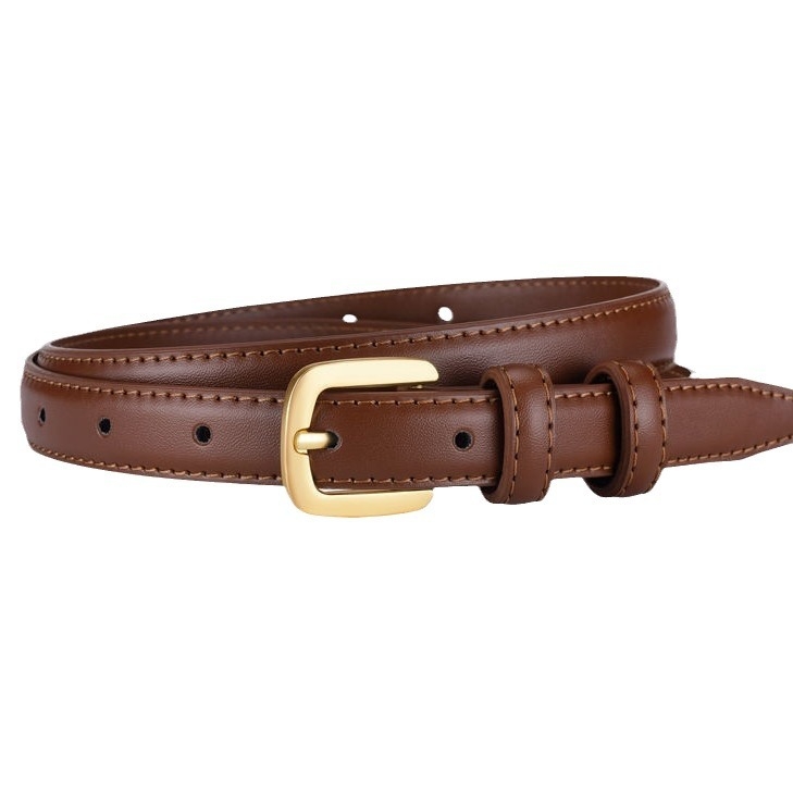 Geustos PU bőr női öv, ötvözet csat, pin-zár, szélesség 2–4 cm, 2025 tavasz kiadás, stílus: sokoldalú, elegáns, magas minőségű divatöv