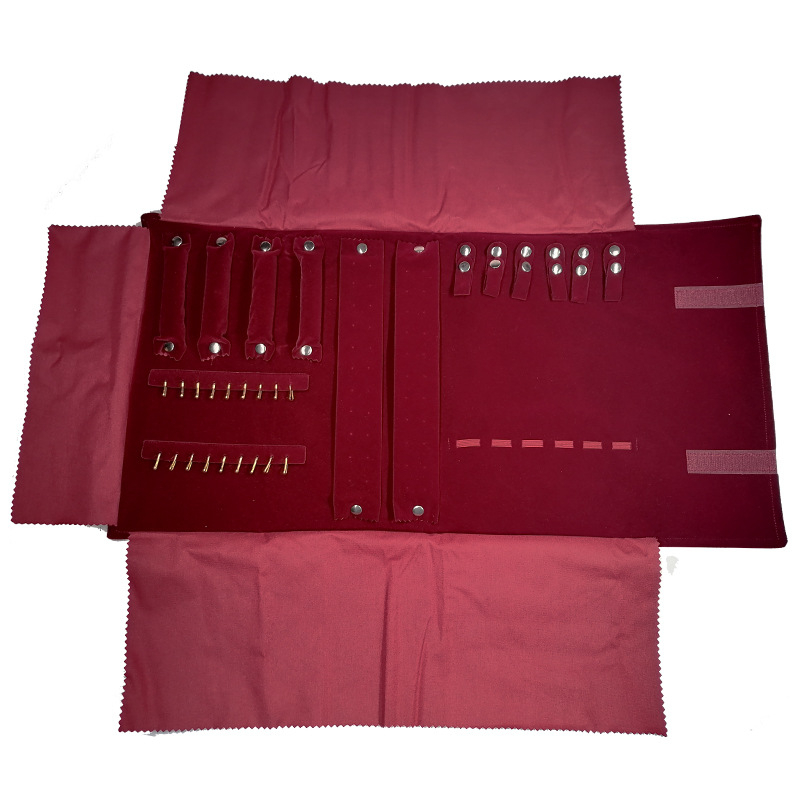 Audinio juvelyrinių dirbinių saugojimo maišelis žiedams, auskarams, karolijoms ir pakabukams — skirtas asmeniniam saugojimui ir parodoms; pakuotė: įpakavimo maišas; kilmė: Guangzhou; prekės ženklas HORIHOFONE