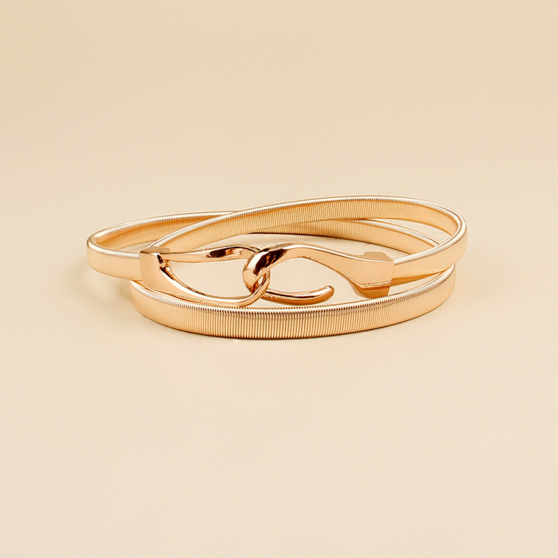 Метален колан-верига за талия, за жени, универсален стил, персонализируем