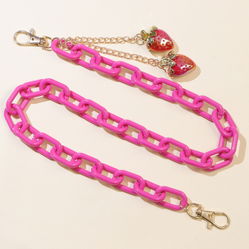 Колан за талия с изрязана петоконечна звезда, многослоен метален колан за талия, унисекс, ширина 1.8 см, хип-хоп стил