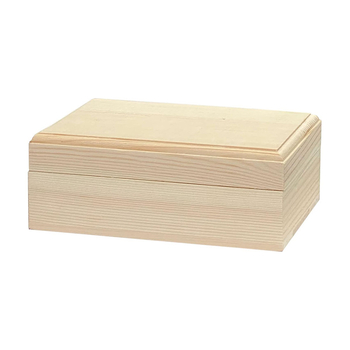 Koka iepakojuma kaste, masīvs koks, izgrebts priedes koks, modelis 9542