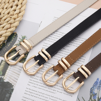 Moteriška plona PU odos diržo juosta, lydinio sagtis su vinimi, plotis mažiau nei 2 cm, Noah