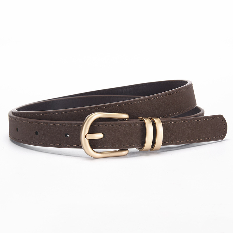 Moteriška plona PU odos diržo juosta, lydinio sagtis su vinimi, plotis mažiau nei 2 cm, Noah